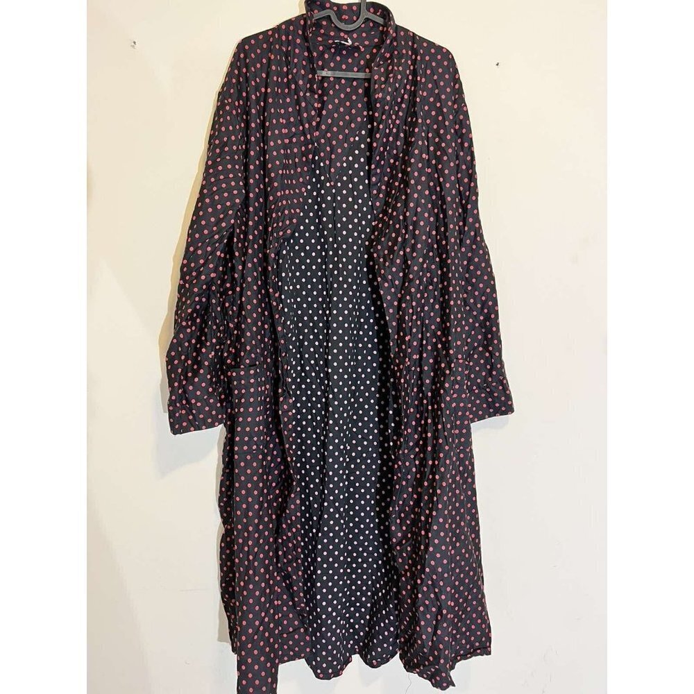 BALTMAN & Co Women's dress Polka dot with black with two pockets women dress